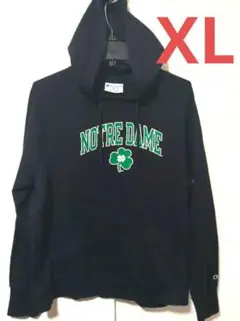 Champion ノートルダム大学 パーカー XL ブラック
