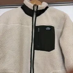 OUTDOORウィンドプルーフ フリースジャケット Lサイズ アイボリー