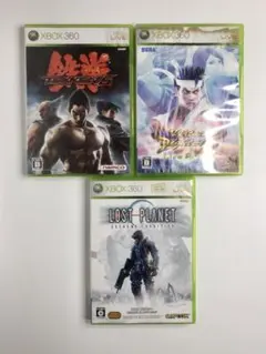 XBOX360 鉄拳6 バーチャファイター5 ロストプラネット 3本