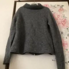 レスピーギ★グレー★セーターサイズ40(毛タヌキ50%ウール27%)