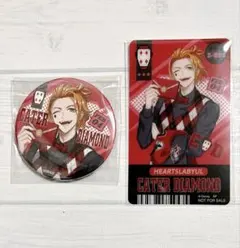 ツイステ ケイト ユニオンバースデー ブラインド缶バッジ チケット風しおり