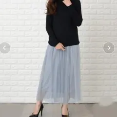 最終価格　チュールロングスカート