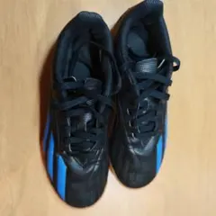 フットサルシューズ ブラック/ブルー US3.5