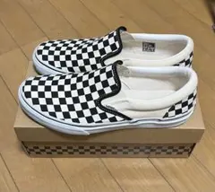 【最終価格】VANS スリッポンスニーカー チェック柄