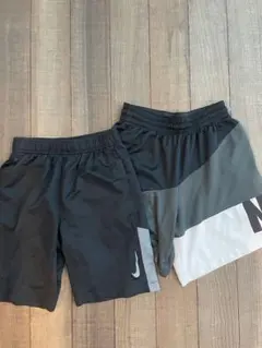 NIKE 切り替えデザイン ショートパンツ　2枚セット