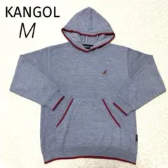 KANGOL レディースパーカー グレー レッドライン ニット長袖 【M】 古着