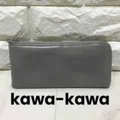 希少✨イアパピヨネ kawa-kawa カワカワ L字長財布 財布グレーのサムネイル