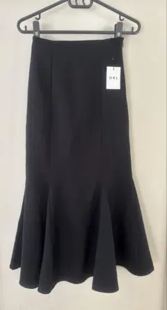 【新品タグ付き】GRL マーメイドフレアスカート　[dk1092] M ブラック