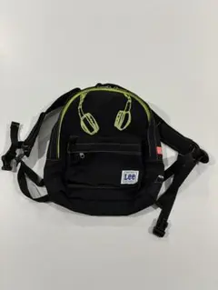 Lee リュック ブラック ヘッドホンプリントのサムネイル