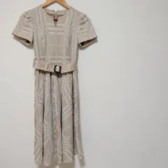 BURBERRY BRACK LABEL チェック柄 半袖ワンピース 38