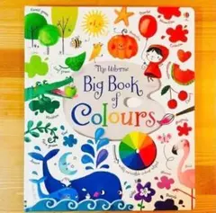 英語絵本Usborne big book of colours 洋書