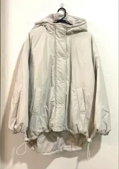 美品★andme モンスターパーカー オーバーサイズブルゾン M ベージュ