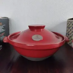 【希少！Emile Henry】土鍋　レッド 希少！Emile Henry】土鍋 レッド