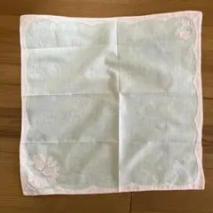 近沢レース　ハンカチ　テーブルセンター　チューリップ