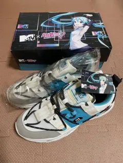 限定 新品】MTV×初音ミクコラボ スニーカー 第2弾 ホワイト 23.0cm 