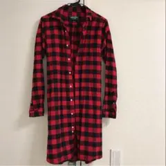 GITMANBROS for SHIPS ロングチェックシャツ