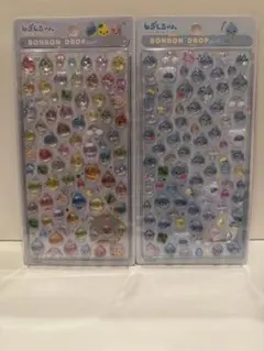 ボンボンドロップシール　ミニ　しずくちゃん　2枚セット