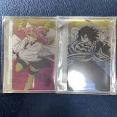 鬼滅の刃　甘露寺蜜璃　伊黒小芭内　トレーディングアクリルカード　無限城