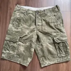 Abercrombie&Fitch★カーゴハーフパンツ★カモフラ★31
