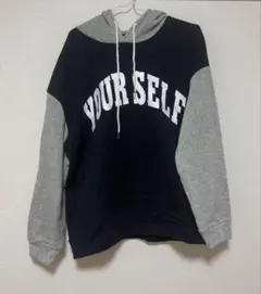 SHEIN ロゴ　パーカー