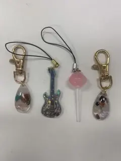 ストラップ　チャーム　レジン