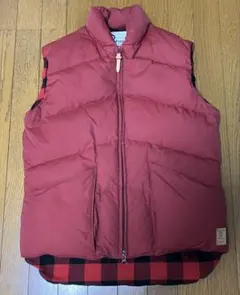 ダウンベスト メンズ 赤