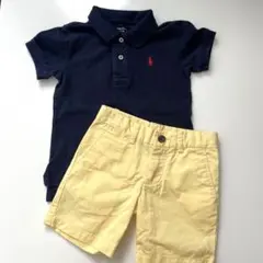 ラルフローレン90センチ　ポロシャツ、 ポロ　ラルフローレン2T ハーフパンツ