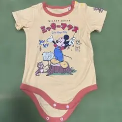 ミッキー 半袖 ベビーロンパース 70〜80cm