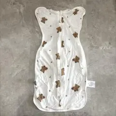 クマ柄　スワドル　おくるみ　 Mサイズ
