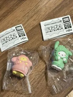 サンリオキャラクター ポムポムプリン ポチャッコ むぎゅむぎゅフィギュア