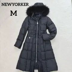 【新品タグ付】NEWYORKER　ダウンコート　9号　ブラック系 2025年最新】NEWYORKER レディース ダウンジャケットの人気アイテム