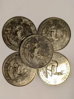 1982年 クルーガーランド 1オンス銀貨 レプリカコースター - メルカリ