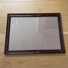 高級 書道額 隅丸 木製 額縁 半紙/書道画【大型 48×68cm】 展覧会用
