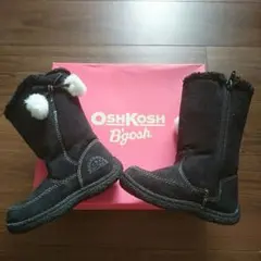 キッズブーツ　OSHKOSHビゴッシュ　15センチBLACKのサムネイル