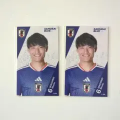 久保建英 サッカー日本代表 モバガチャ ステッカー 2枚セット×2 - メルカリ