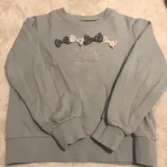 お値下げ♪ メゾピアノジュニア　S ♡ リボンいっぱいトレーナー