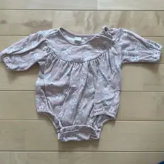 テータテート 花柄ロンパース 50-60