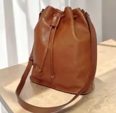 COLE HAAN ブラウンショルダーバッグ