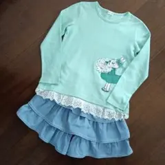 ＫＰ　ニットプランナー　ｍｉｍｉちゃん長袖Ｔシャツ＆フリルキュロット　１４０