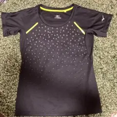 ミズノ Mizuno レディース M トレーニング Tシャツ 黒