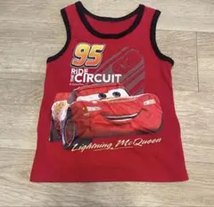 ディズニー　カーズ　タンクトップ　ノースリーブ　110cm