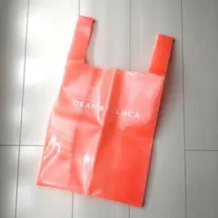 ディーン＆デルーカ ショッピングバッグ EVA コーラルオレンジ 数量限定 美品