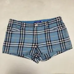 BURBERRY BLUE LABEL チェック柄ショートパンツ 38
