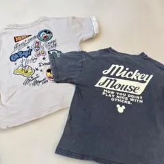 ミッキーTシャツ2枚セット　100