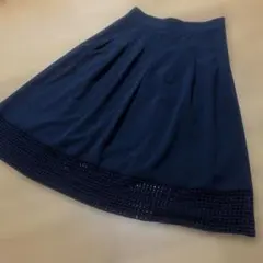 ローラアシュレイ ひざ丈スカート