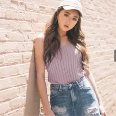 リブニットキャミソール[k4205k] 116