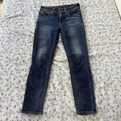 【ロデオクラウンズ】　ローライズスキニーデニム　ストレッチ有り　24インチ