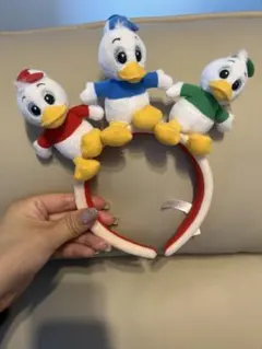 ディズニーカチューシャ ドナルドの甥っ子 ヒューイ デューイ ルーイのサムネイル