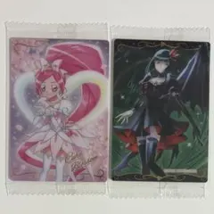 プリキュア ウエハース10 キュアブロッサム ダークプリキュア ハトプリ 2点