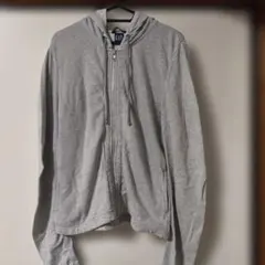 古着　GAP ジップアップパーカー グレー系